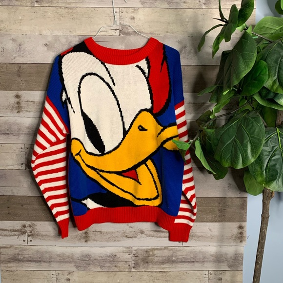 Disney Sweaters - Mickey Co Vintage Donald Duck Sweater size M/L